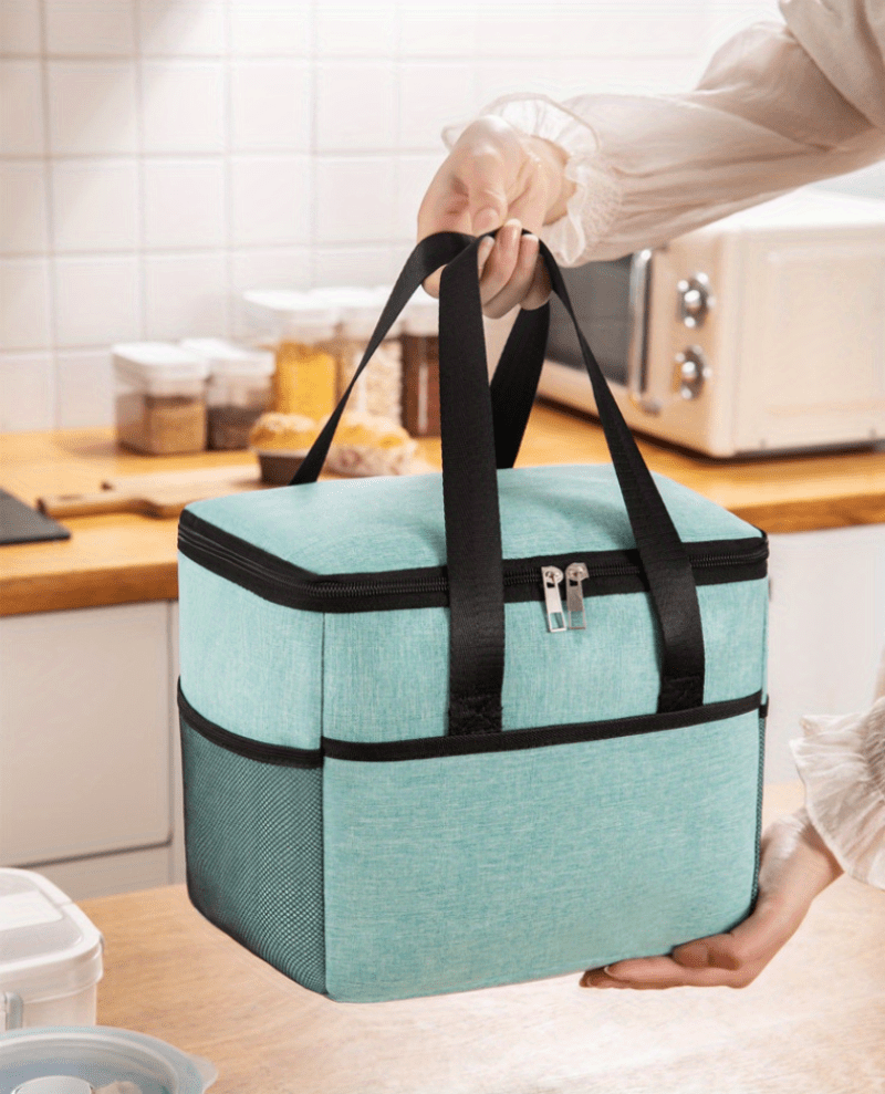 HASTHIP Lunch Bag for Office Picnic Camping School with Side  Pockets, Insulated Lunch Bag - Lunch Bag