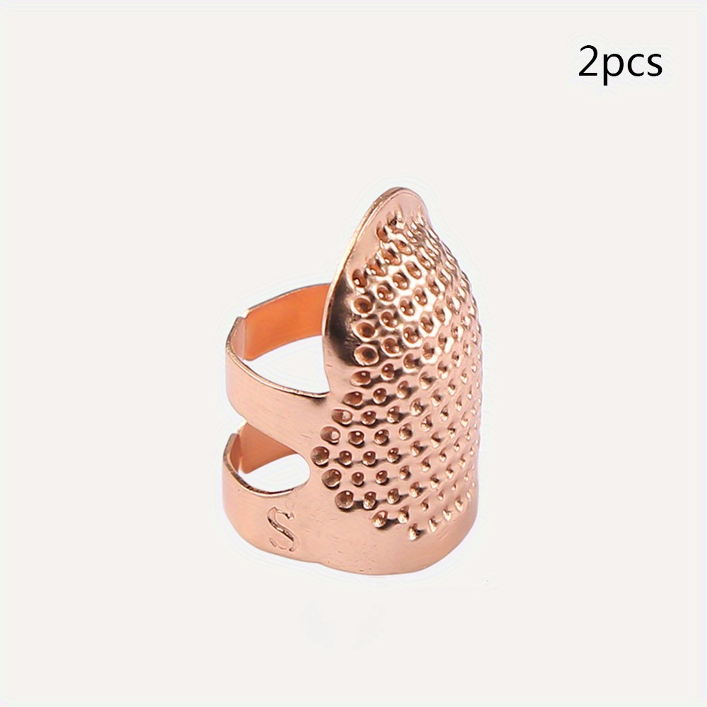 1pc Vintage Sewing Thimble Stainless Steel Finger Protector For Quilting &  Hand Sewing