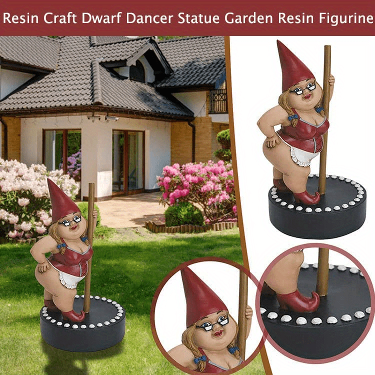 Fabric #1 Dad Gnome with Wood Fishing Pole Table Décor