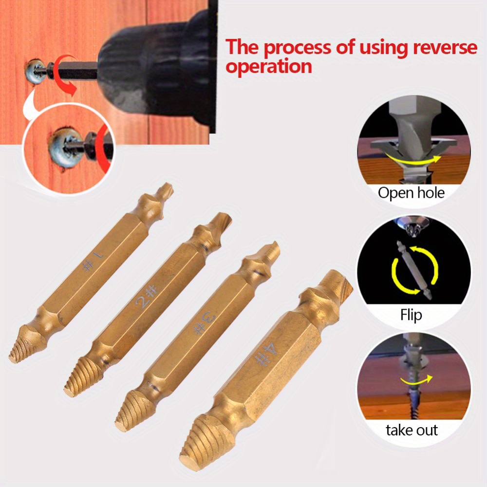 Damaged Screw Remover Bit Set, Easily Peel Off And Remove Damaged Screw