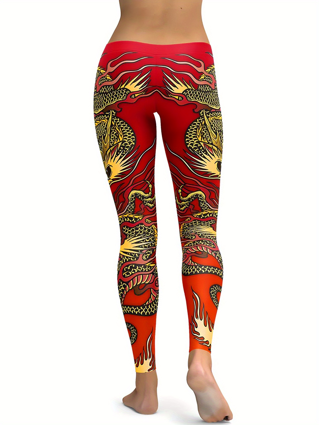 Moon Dragon Fitness Yoga Leggings 