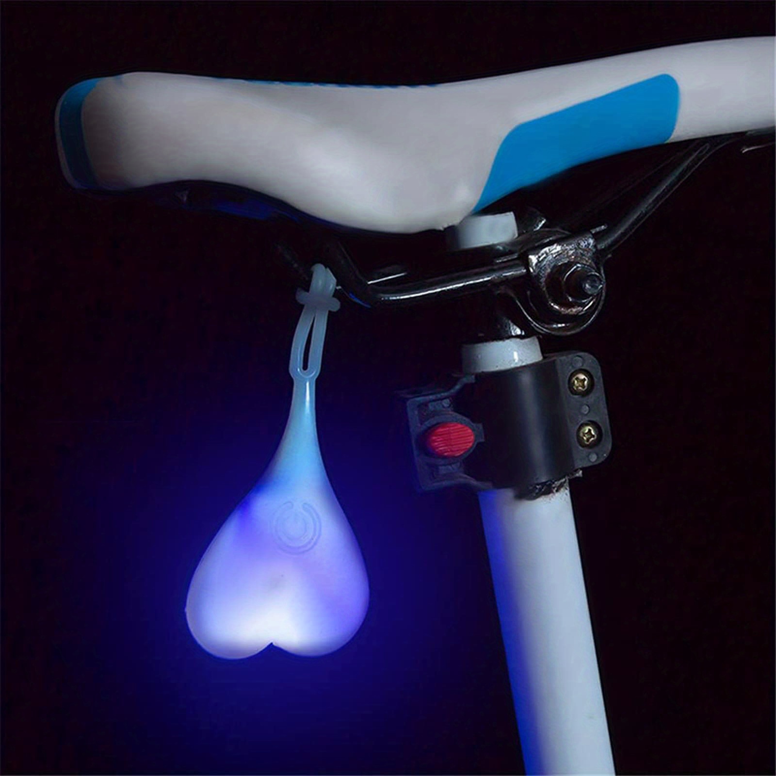 love heart bike light