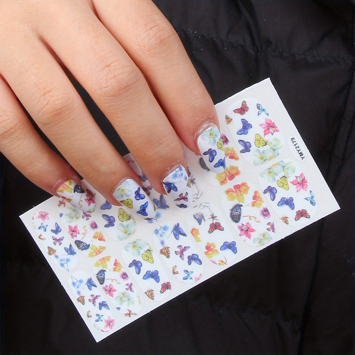 Spring Sumemr Full Wrap Toenail Polish Stickers Self Temu