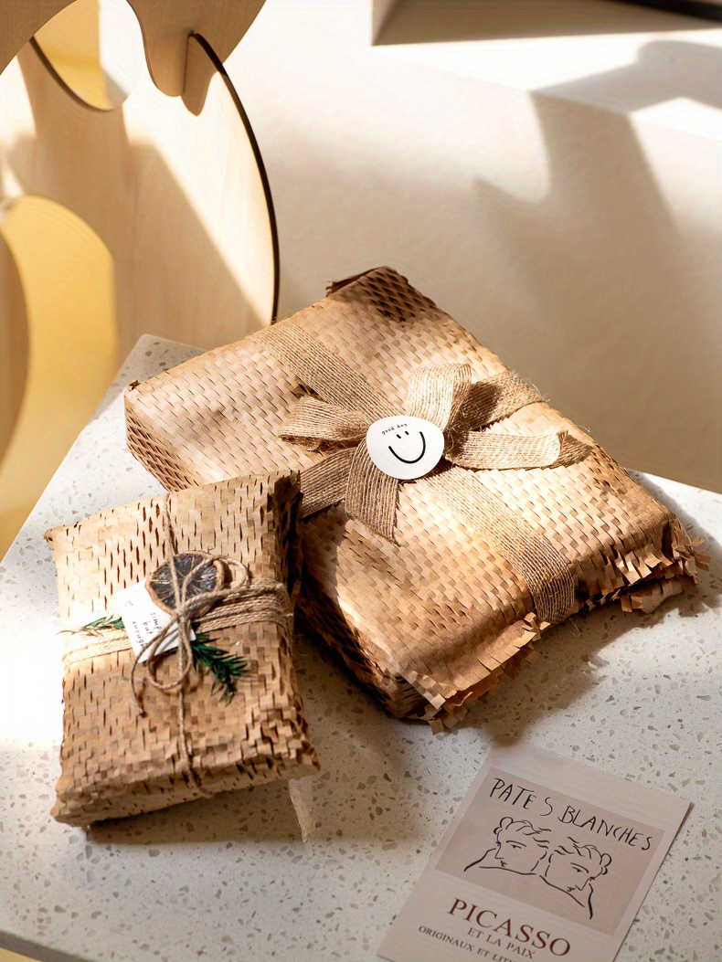 Eco-Friendly Kraft Honeycomb Packaging Paper for Gift Wrapping