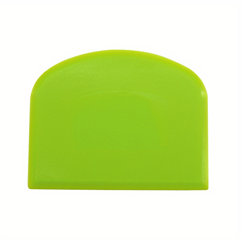 Pe Plastic Scraper Soft Dual use Semi circular Dough Scraper - Temu