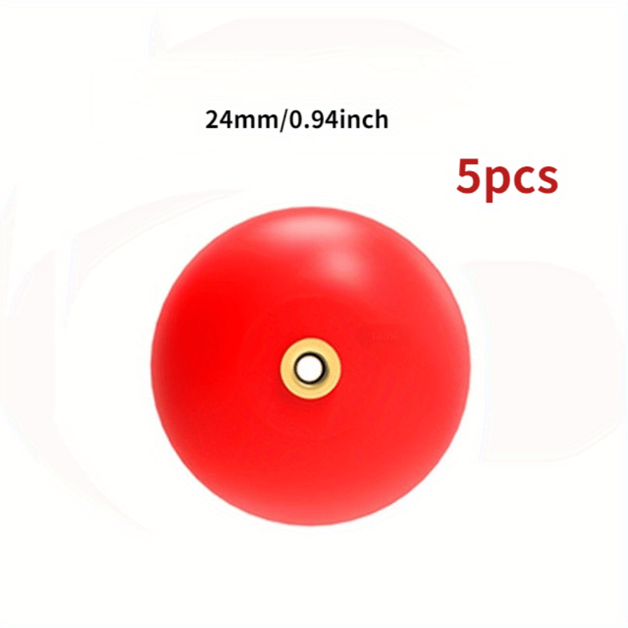 5pcs High Visibility Fluorescent Fishing Floats/bobbers - Bite Indicator For Accurate Float Fishing - Essential Fishing Tackle For Of All Levels - In 15mm- Sizes