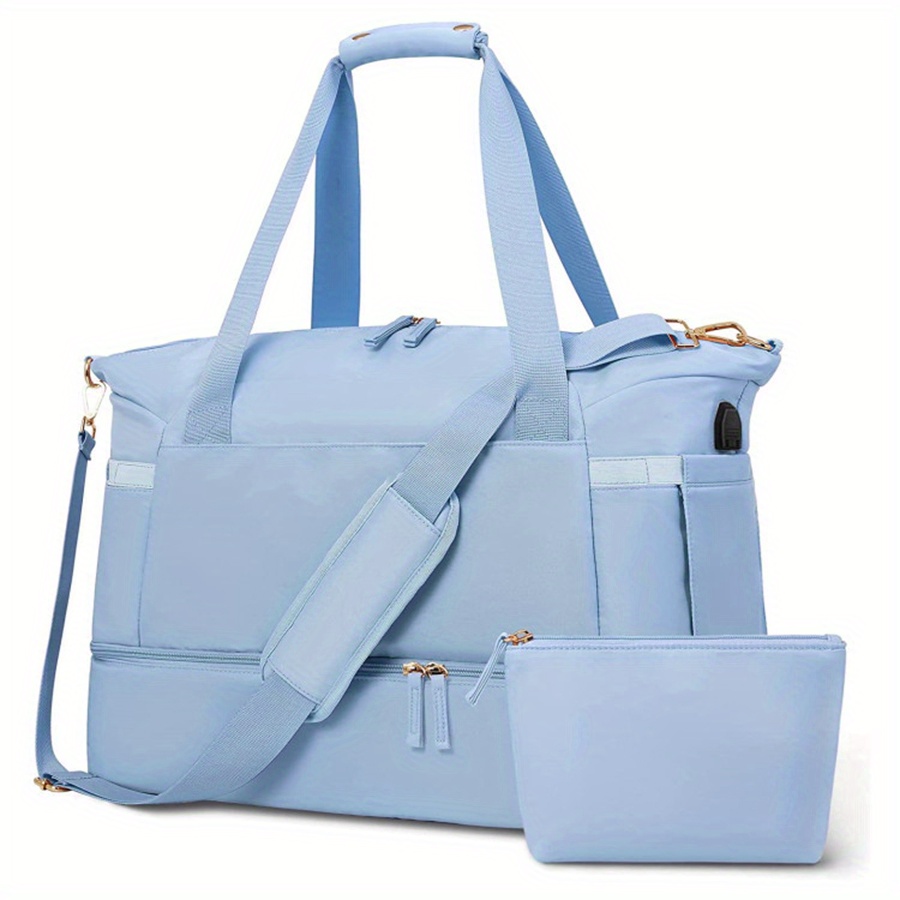 Handbags, Colour Changing Bag White To Blue