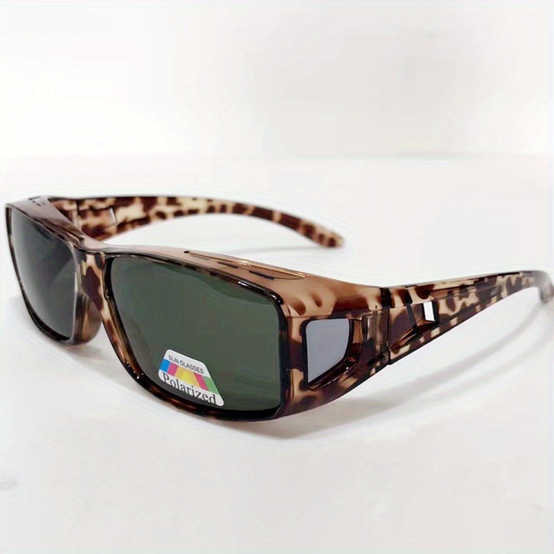 Polarized Sunglasses for Men and Women Bean Colored Frame Myopia Friendly