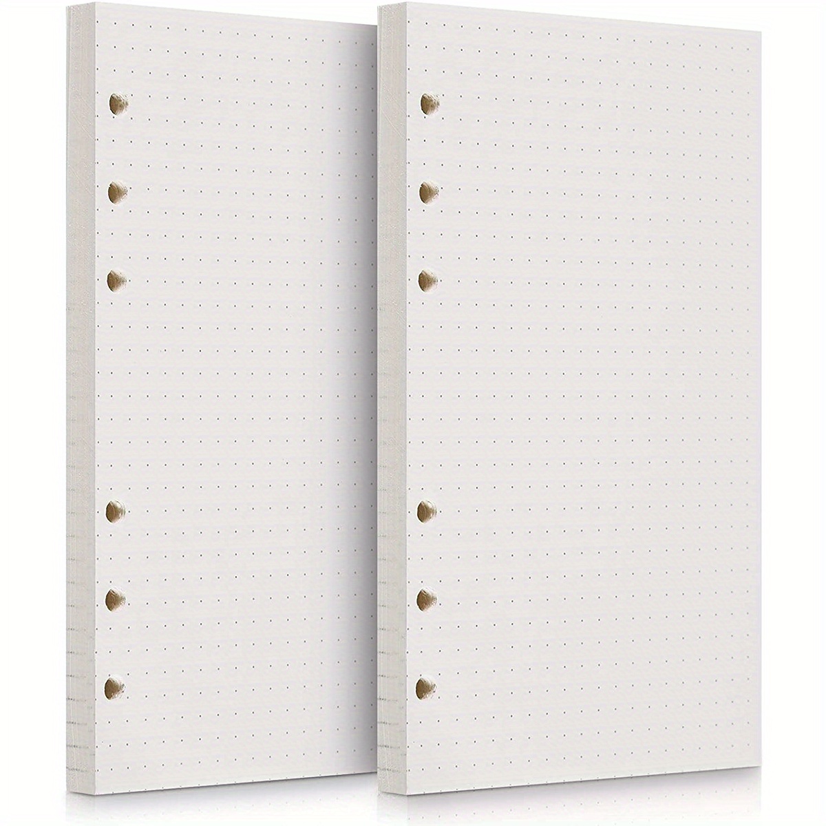 2-Pack A6 Blank Refill Paper 200 Sheets/400 Pages Loose Leaf Paper