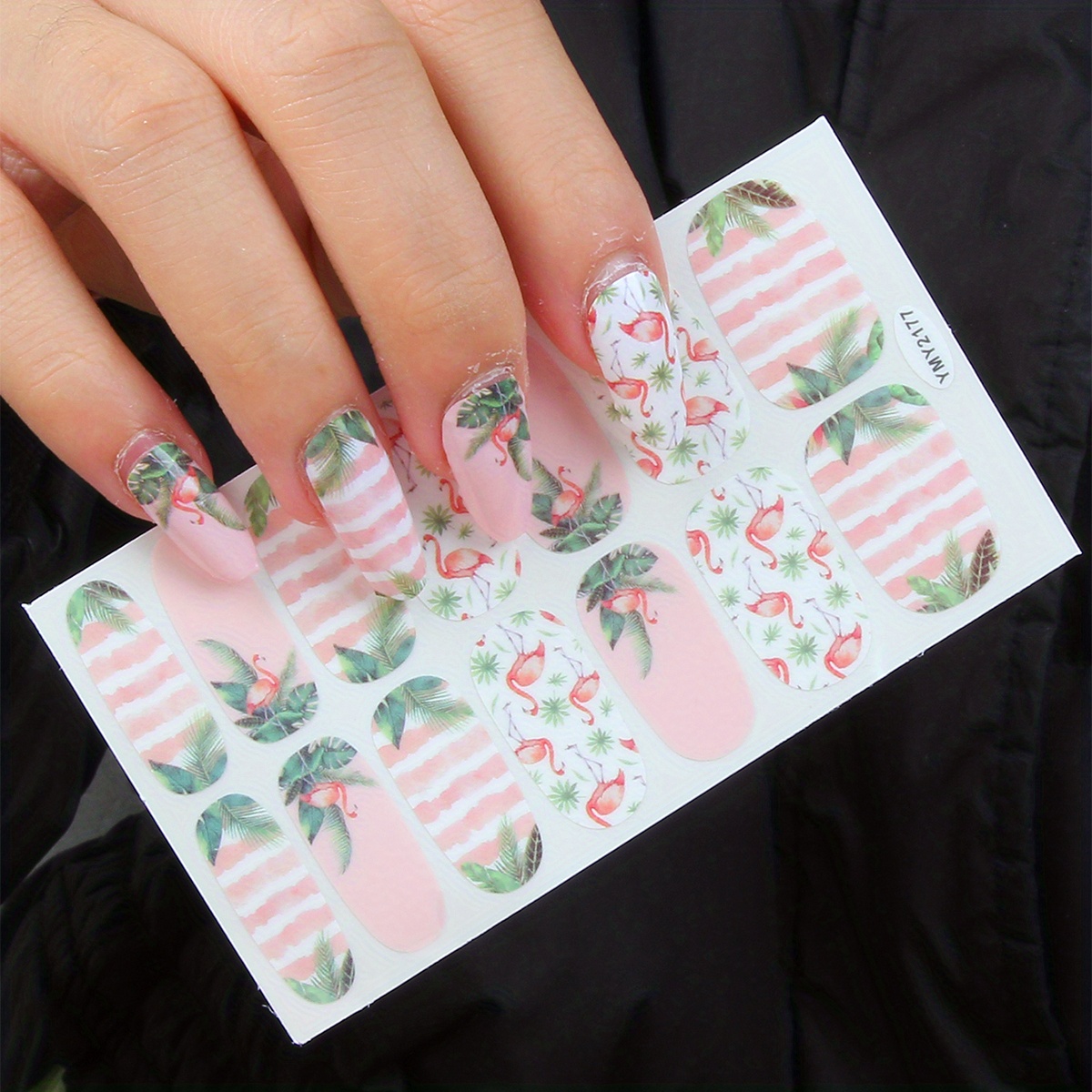 Spring Sumemr Full Wrap Toenail Polish Stickers Self Temu