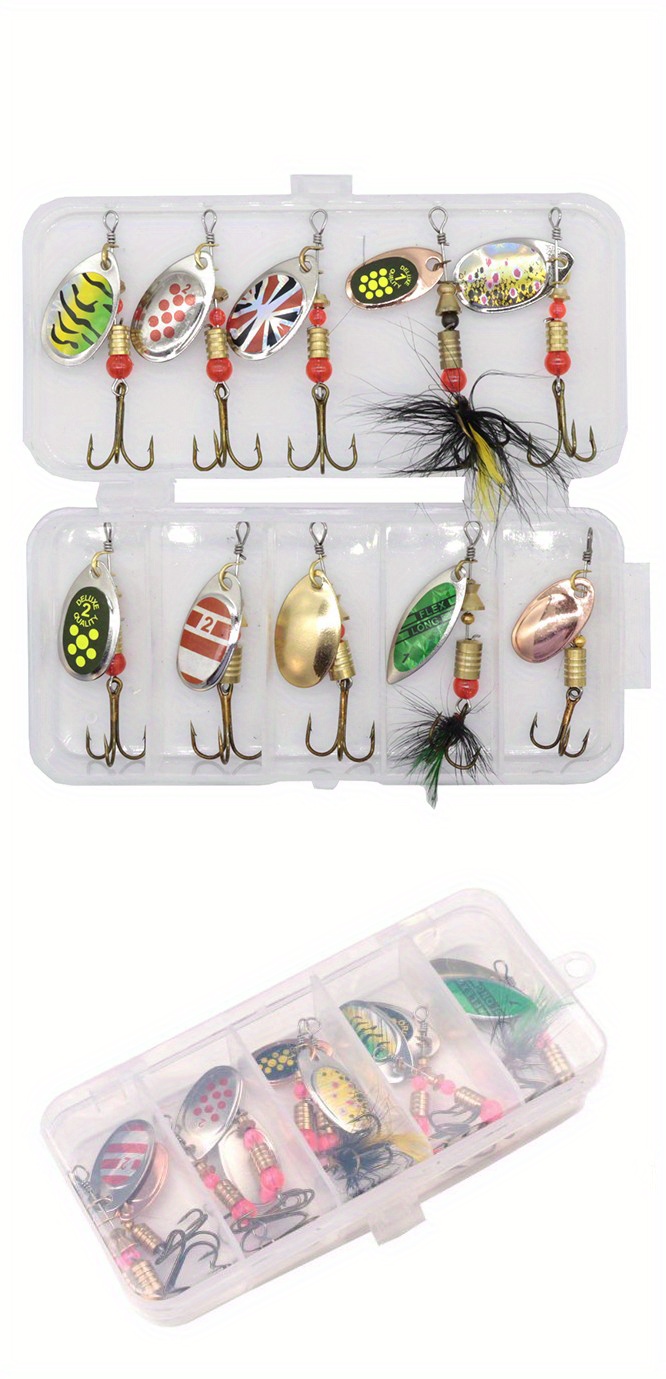 Premium Spoonbait Crankbaits Pike Fishing Kit Includes - Temu