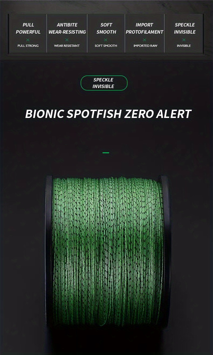 Maxiapesca - Hilo trenzado de pesca color verde 100% PE 100 m, 4