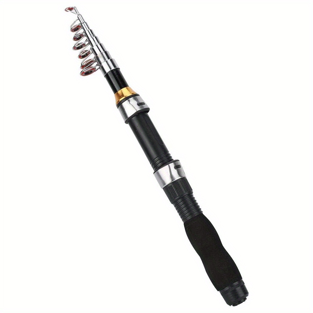 Telescopic Fishing Rod Portable Mini Sea Fishing Rod Ice Fishing  39.37inch-90.55inch/3.28ft-6.89ft, Travel Fishing Pole CNC Machined Reel  Seat, Comfor