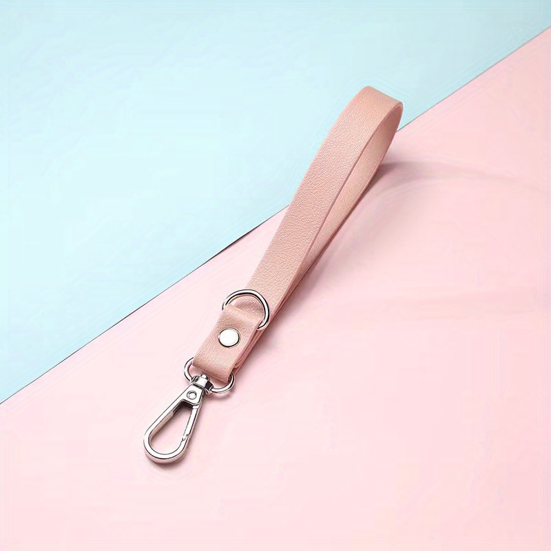 Vintage Leather Keychain Double Sided Keyring for Men & Women