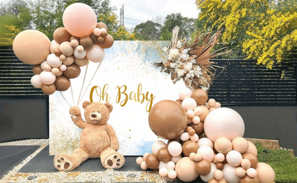 Baby Shower Party Backdrop Decoration Oh Baby 's A Boy - Temu