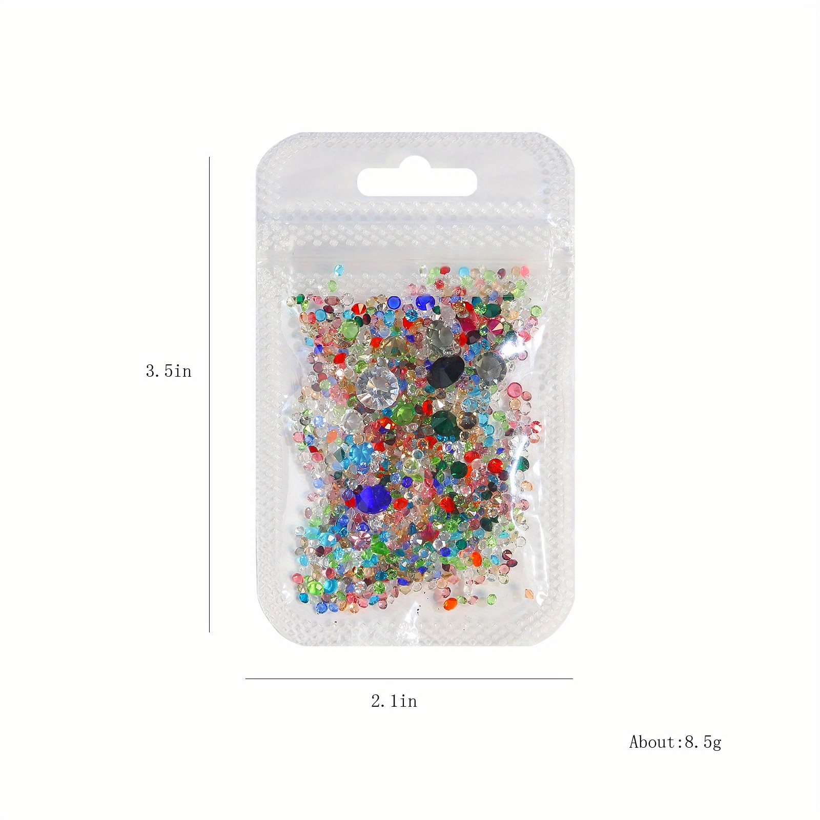 Clear Faux Crystal Diamond Nail Art Accessories / Phone Case - Temu