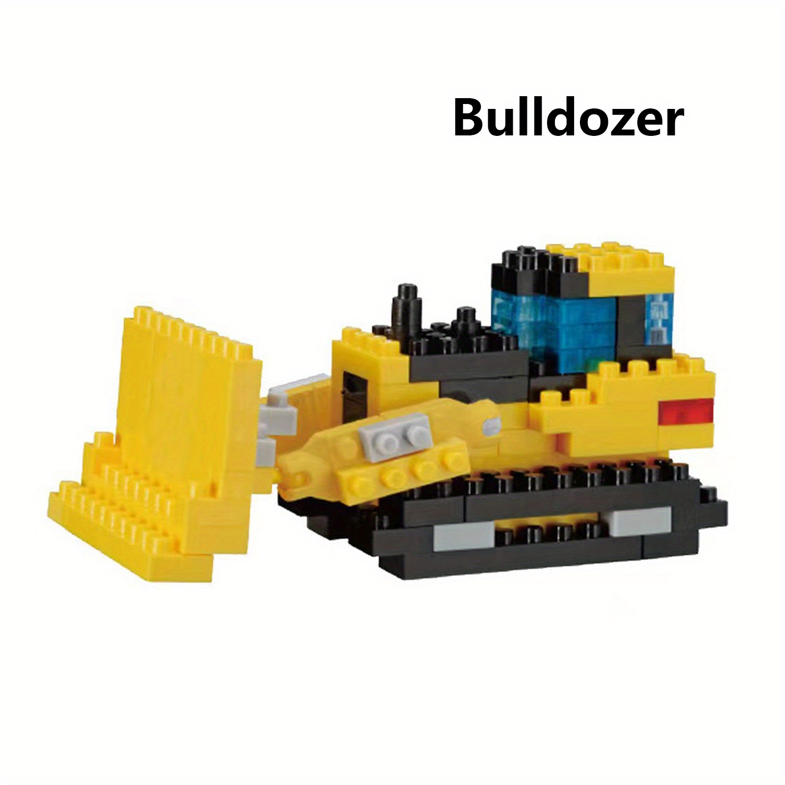 Engineering Construction Building Blocks Excavator Bulldozer Roller Forklift  Diy Model Mini Assembled Building Blocks Ornaments Childrens Educational  Toys Holiday Gifts, High-quality & Affordable