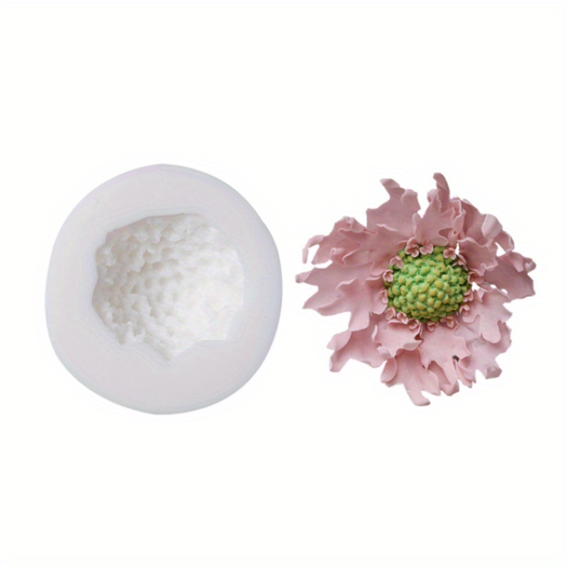 Flower Core Moulds Fondant Cake Cecoration Mold Kitchen Utensils Baking Tools Wedding Birthday Party Decoration Moulds Are Reusable