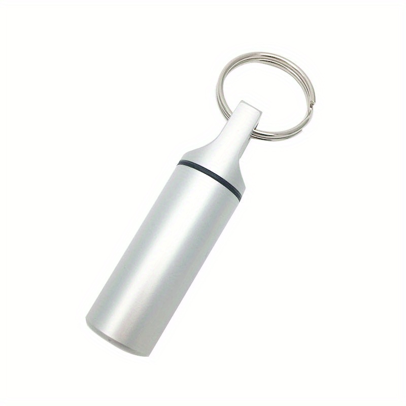 Waterproof Sealed Pill Bottle Keychain - Temu Australia