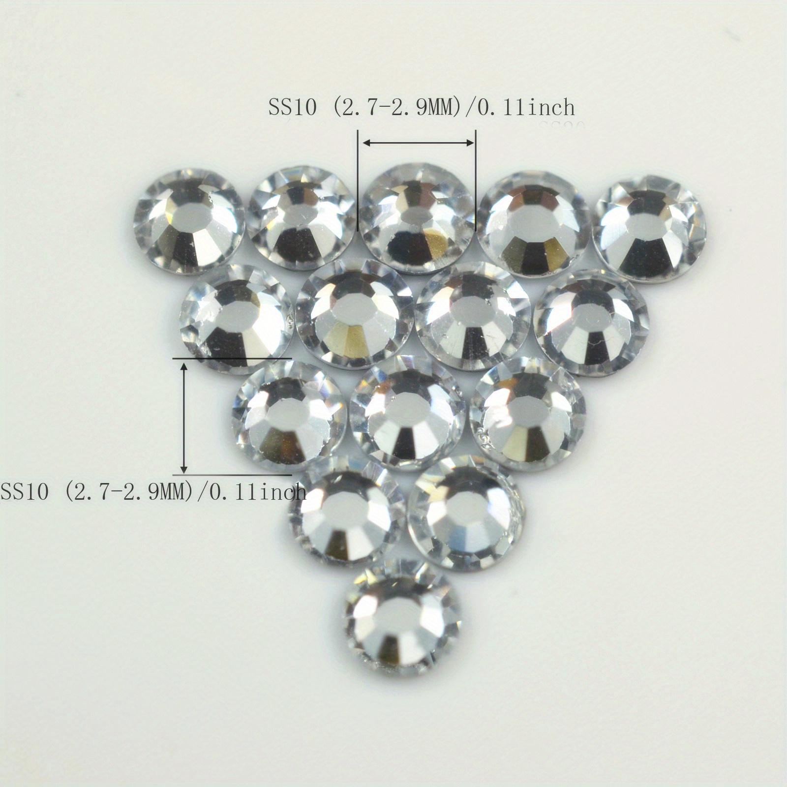  beadsland Flat Back Crystal Rhinestones Round Gems, Green  Volcano (3.8-4.0mm) SS16/1440pcs : Arts, Crafts & Sewing