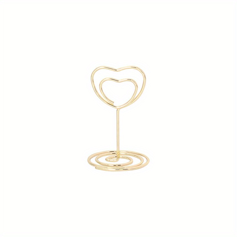 Creative Colored Heart-shaped Paper Clip Metal Paper Clip Heart