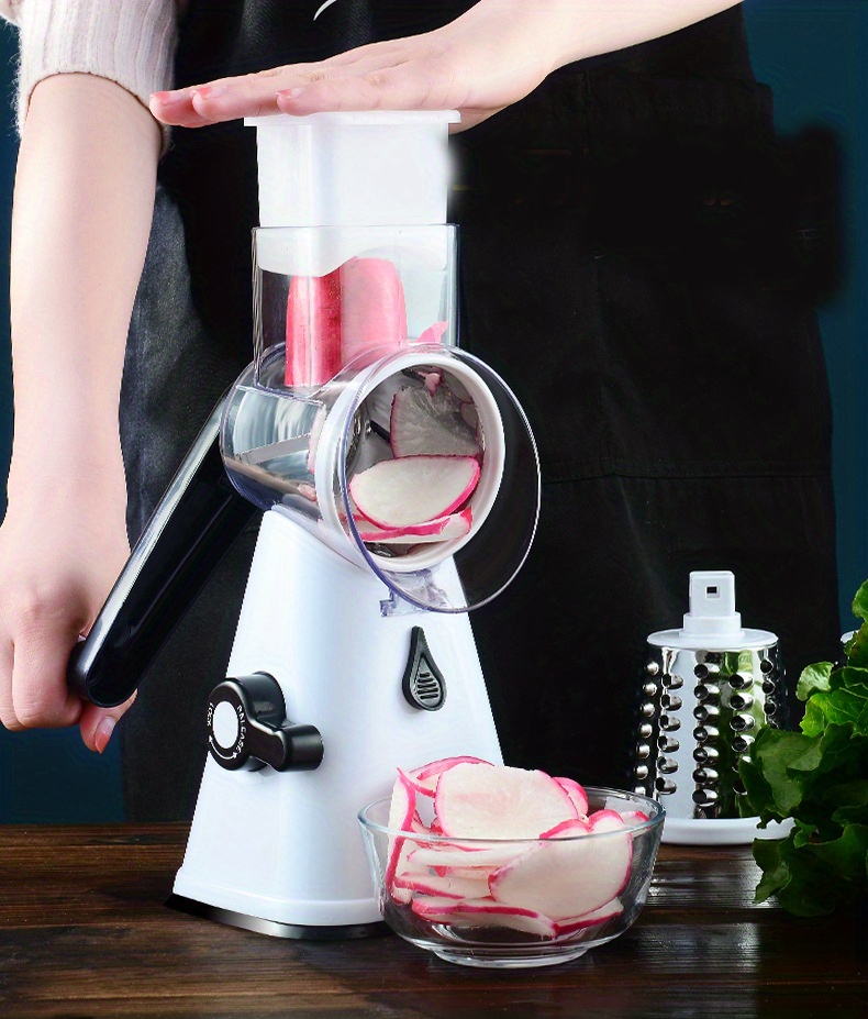 Multifunctional Drum-type Hand-operated Vegetable Cheese Shredder Device  Grater Potato Slicer Kitchen Accessories