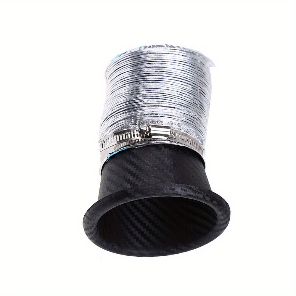 Turbo Lufteinlass Ansaugrohr Carbon Look - Universal Für Auto & SUV | Leistungssteigerung