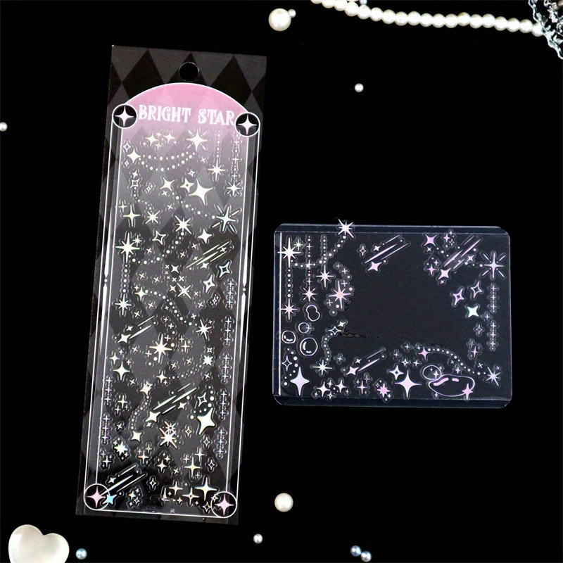 y2k vintage glitter sticker set sheet Sticker for Sale by