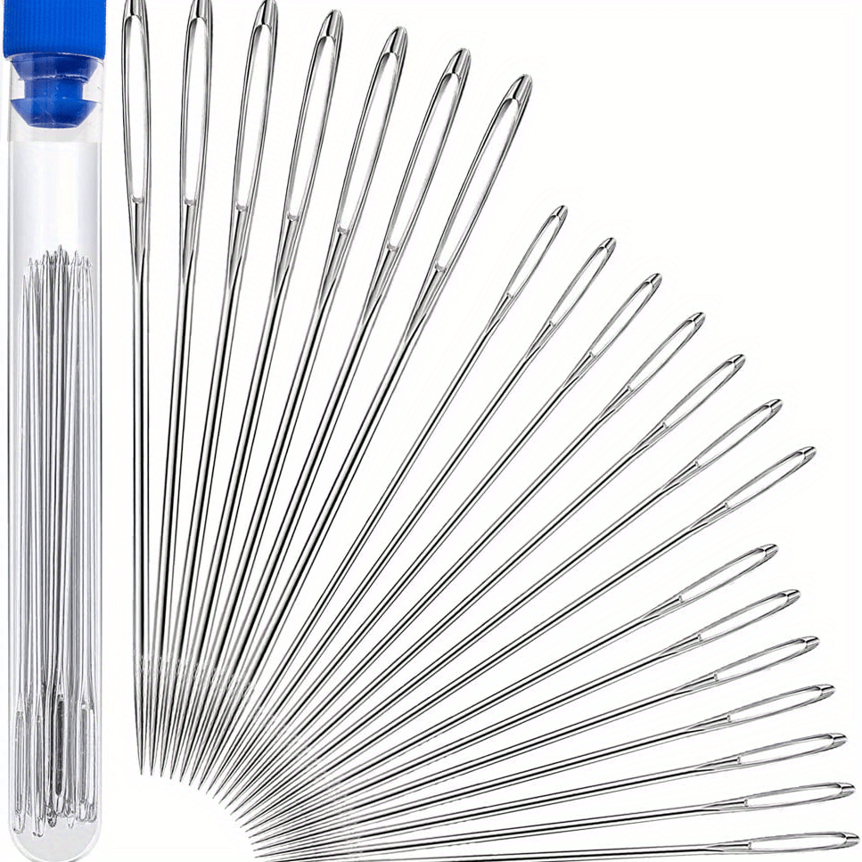 30Pcs Self-Threading Sewing Needles, Embroidery Needles, High