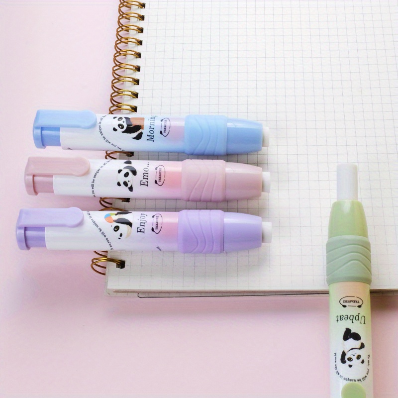 4 Retractable Rubber Core Erasers Perfect For Students Clean Temu