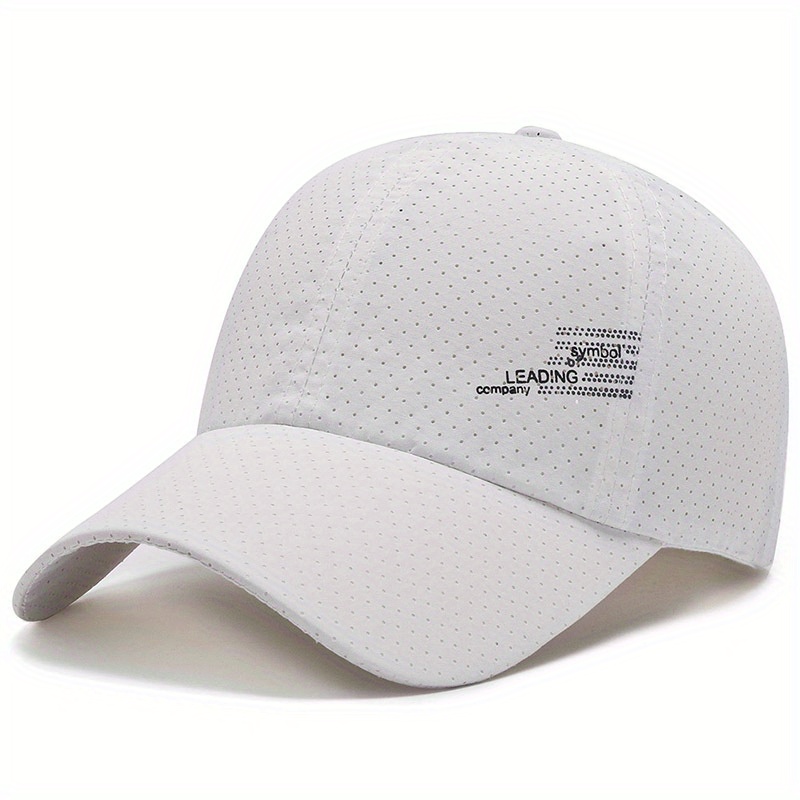 Breathable Baseball Cap Quick Drying Adjustable Sun Hat Lightweight Unisex