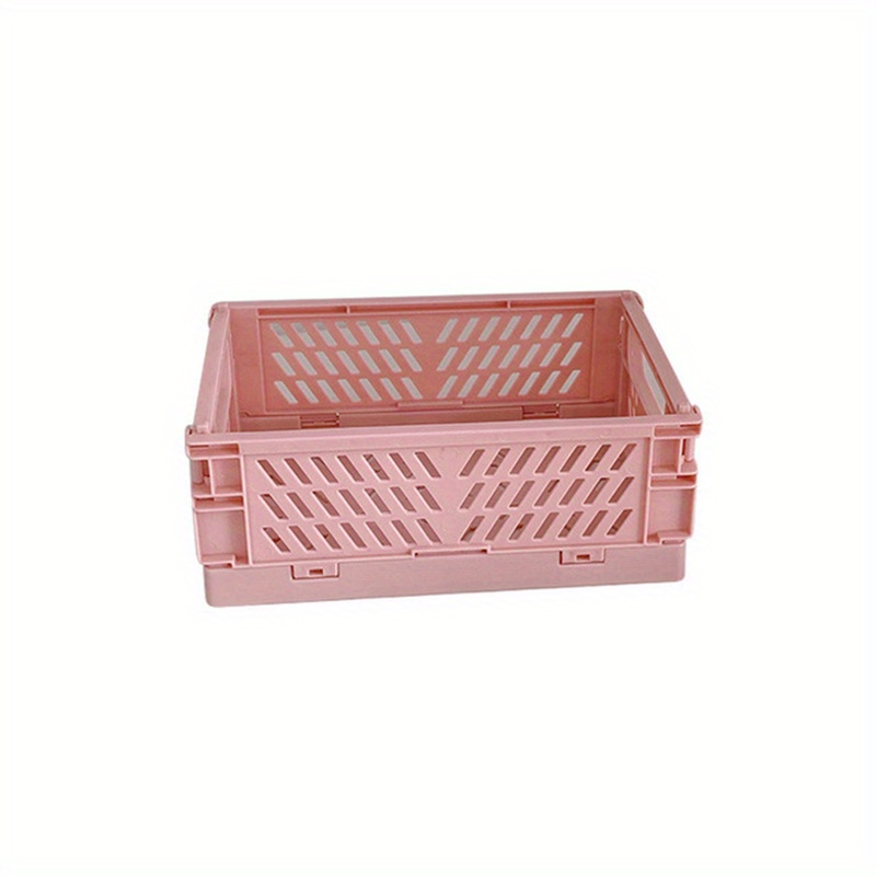 Large Capacity Desktop Storage Box Plastic Organizer Stackable Storage Basket