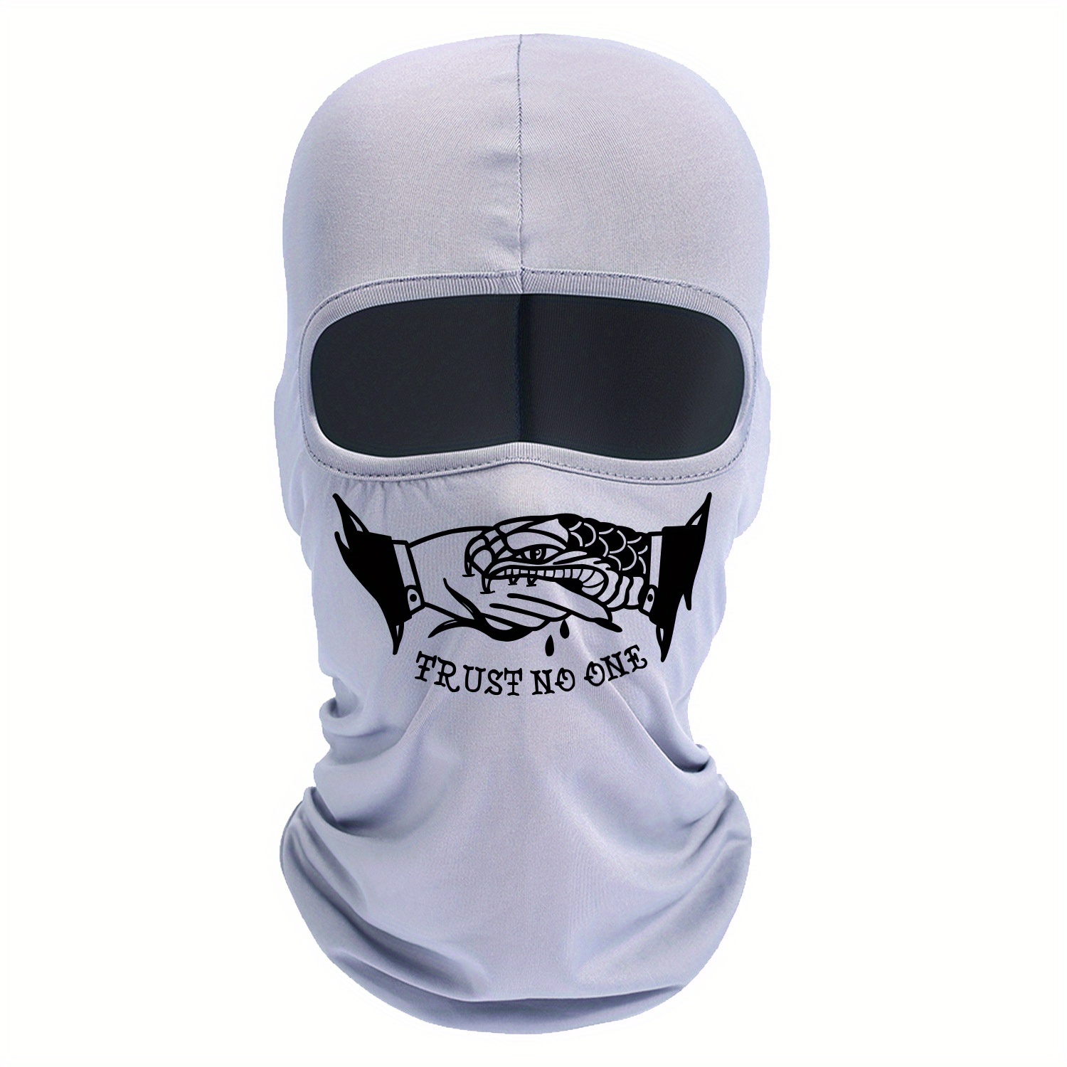 Shake Hands Print Balaclava Solid Ski Mask Windproof Neck Warmer Gaiter