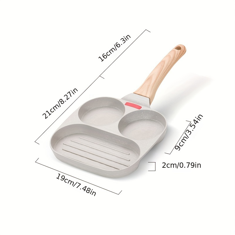 Four hole Fried Egg Pot Household Non stick Fry Pan For - Temu