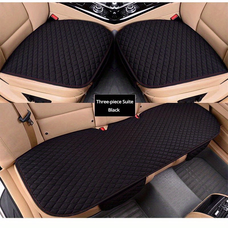 Memory Foam Ergonomic Car Seat Cover & Cushion Set (3 Pcs