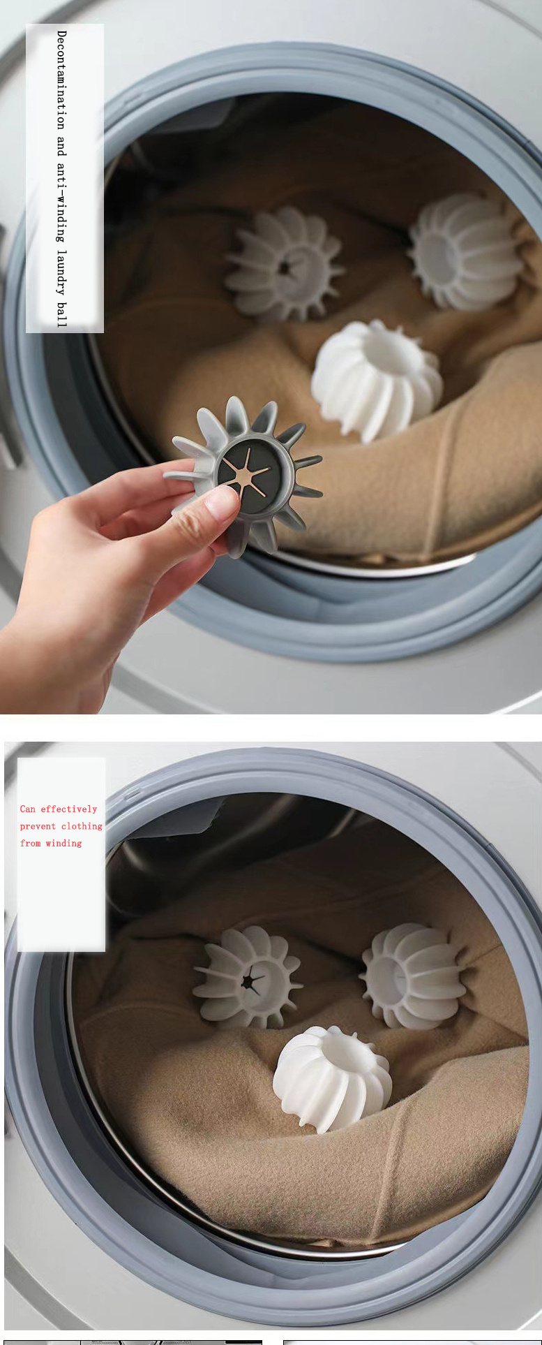 Reusable Laundry Balls Anti winding Adsorption Hair Removal Temu