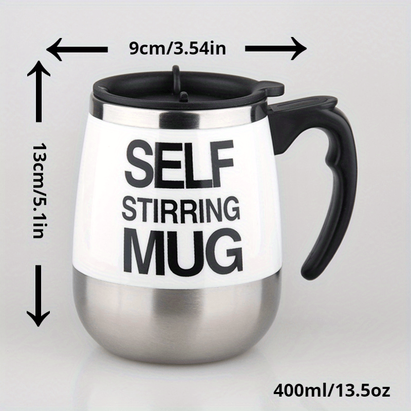 Stainless Steel Lazy Magnetic Automatic Mixing Mug Electric Auto Self  Mixing Stirring Coffee Mug With Handle For Home Office Gif - Buy Self  Stirring