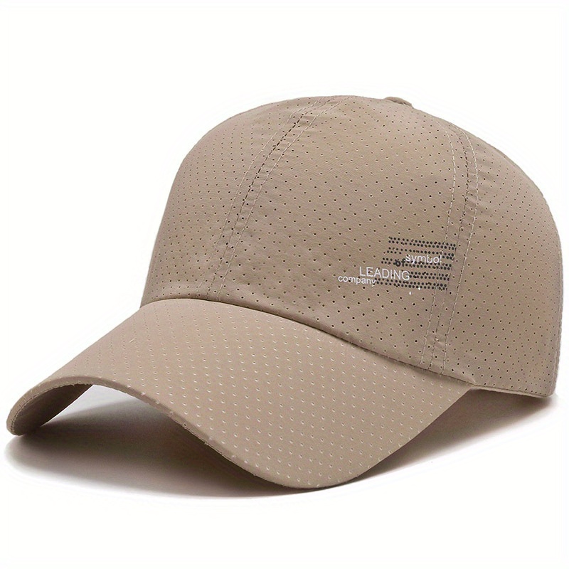 Breathable Baseball Cap Quick Drying Adjustable Sun Hat Lightweight Unisex