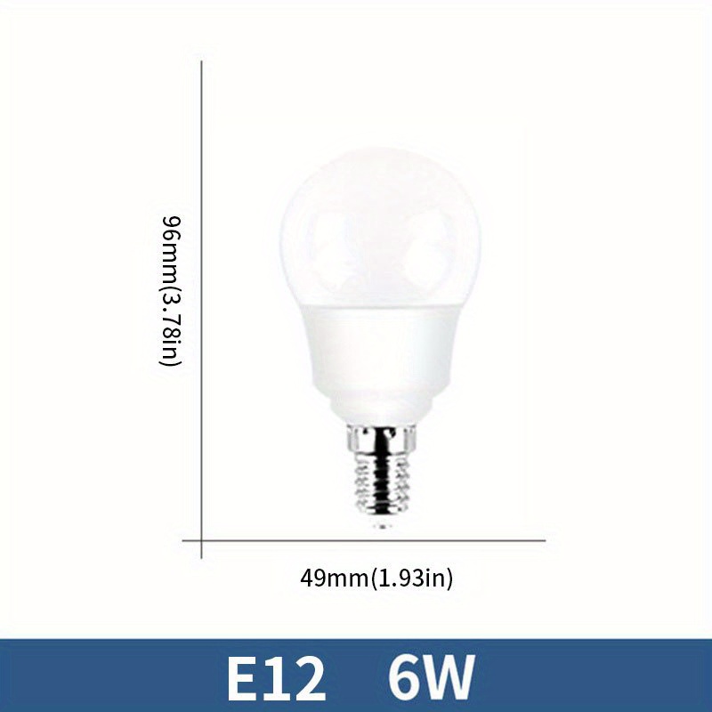 Lot de 4 ampoules E14 à LED (3W à 12W)