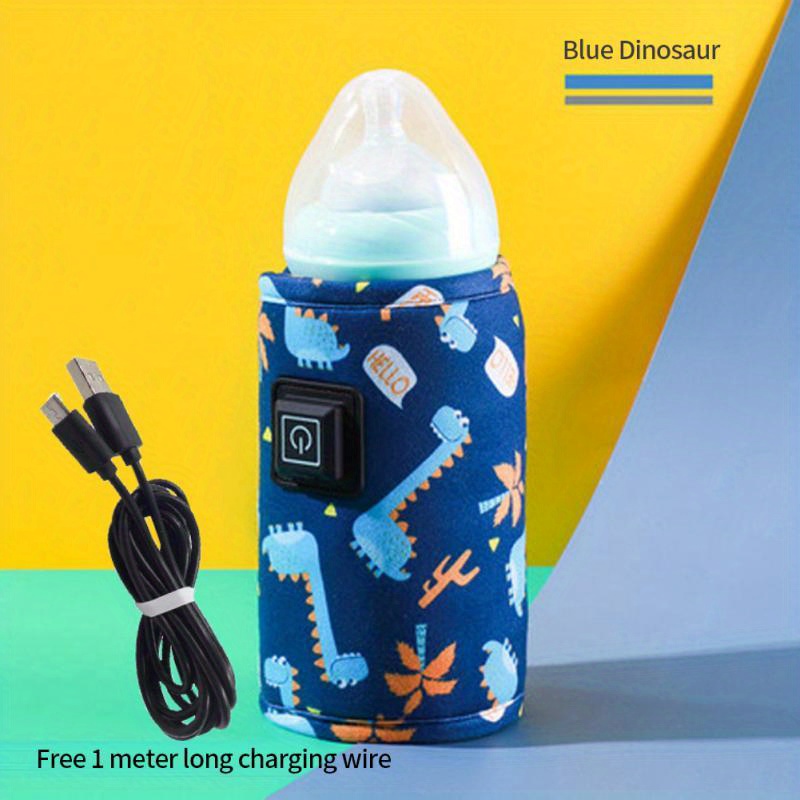 Calentador de leche para bebé con pantalla Digital, bolsa de bebé, USB,  calentador de biberones portátil, bolsa térmica para viajes al aire libre -  AliExpress