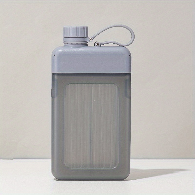 Compact A5 Slim Flat Water Bottle, Perfect for Handbags Thin Water