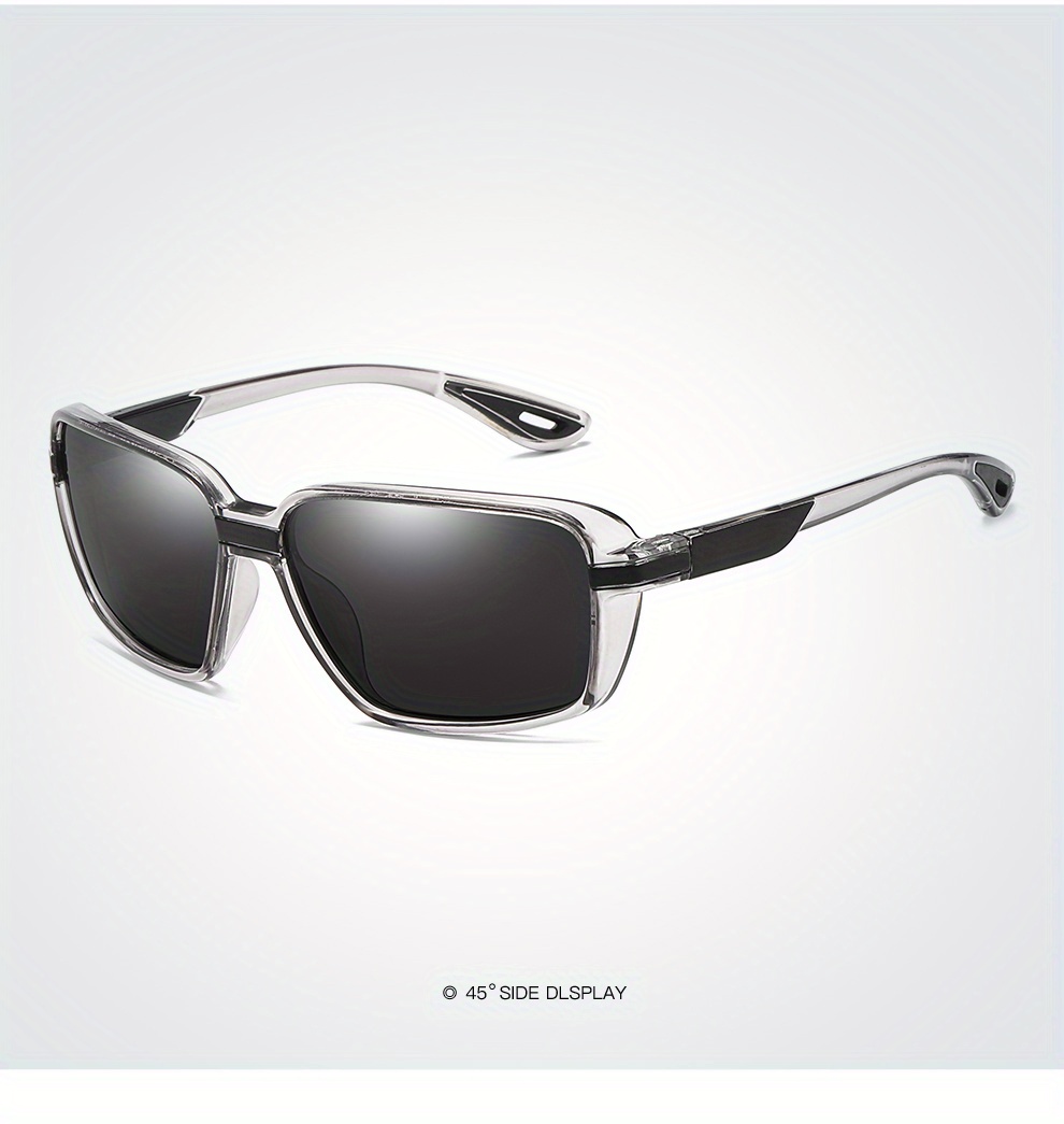 1pc Square Riding Sports Style Mens Polarized Sunglasses Driver Driving  Fishing Sunglasses, Shop The Latest Trends