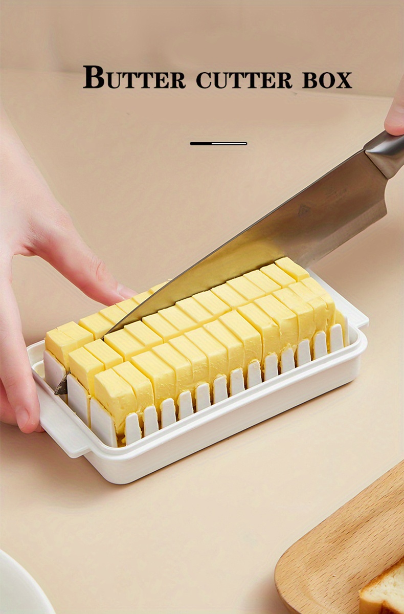 Récipient à beurre, boîte de rangement de beurre facile d'accès pour garder  la fraîcheur au quotidien pour le restaurant pour la cuisine pour la table  à(Couteau à beurre avec ceinture rouge) 