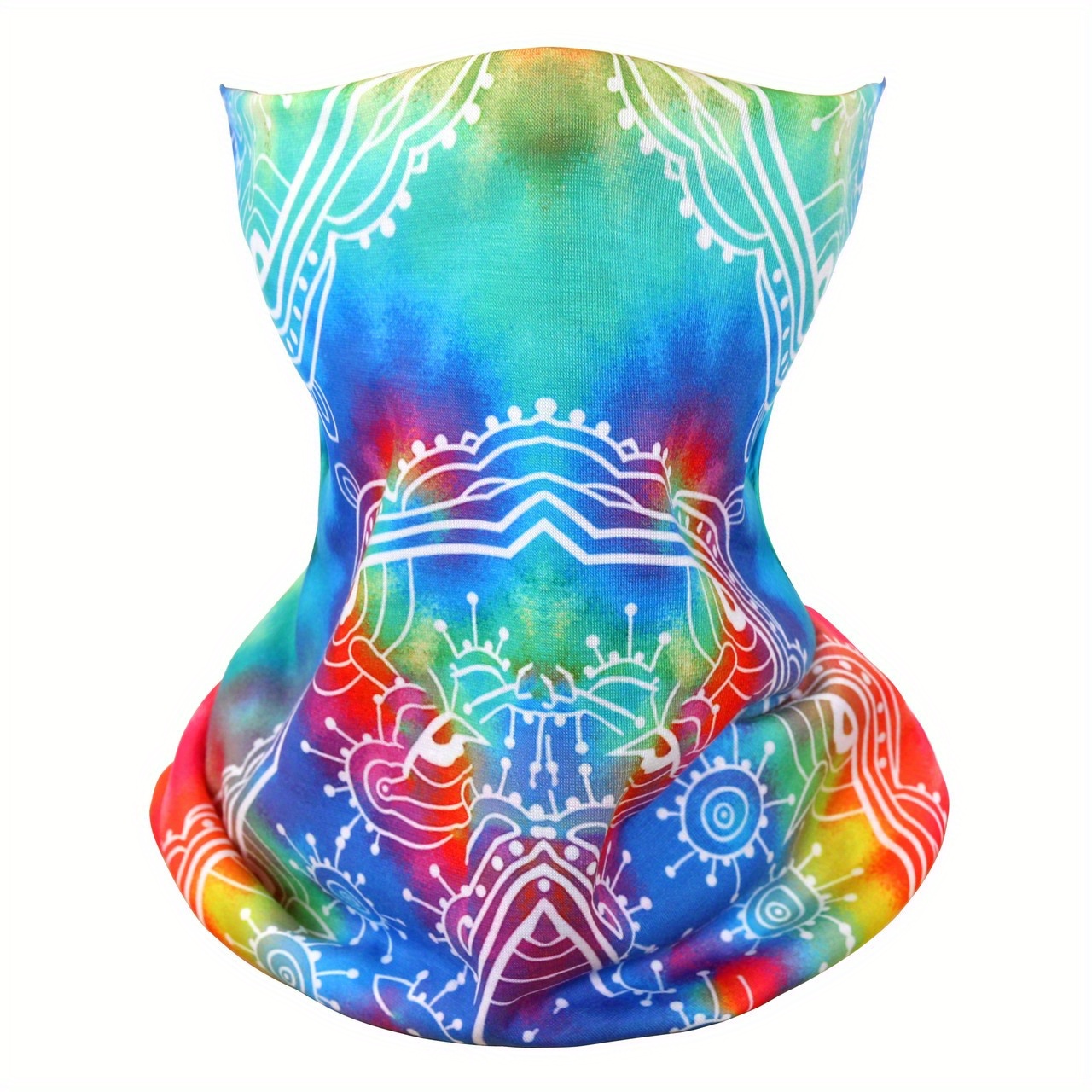 Cartoon Print Ice Mask Breathable Neck Gaiter Balaclava Dust UV Protection