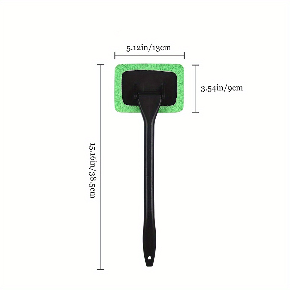 Car Glass Plastic Cleaning Brush With A Replacement Detachable Brush