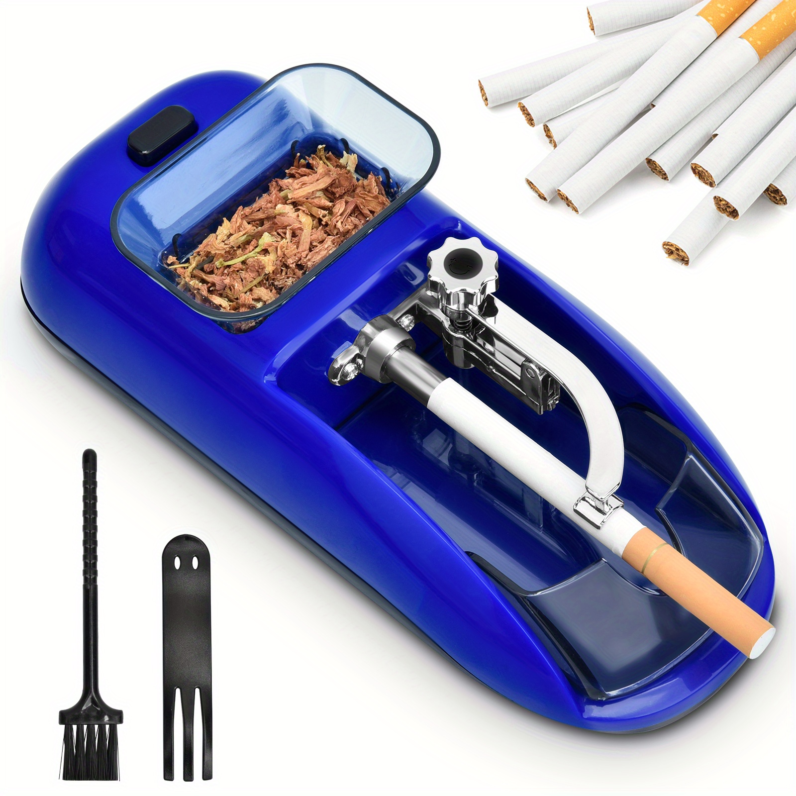 Máquina liadora de cigarrillos, inyector automático eléctrico, Mini rodillo  de tabaco YONGSHENG 8390615031424