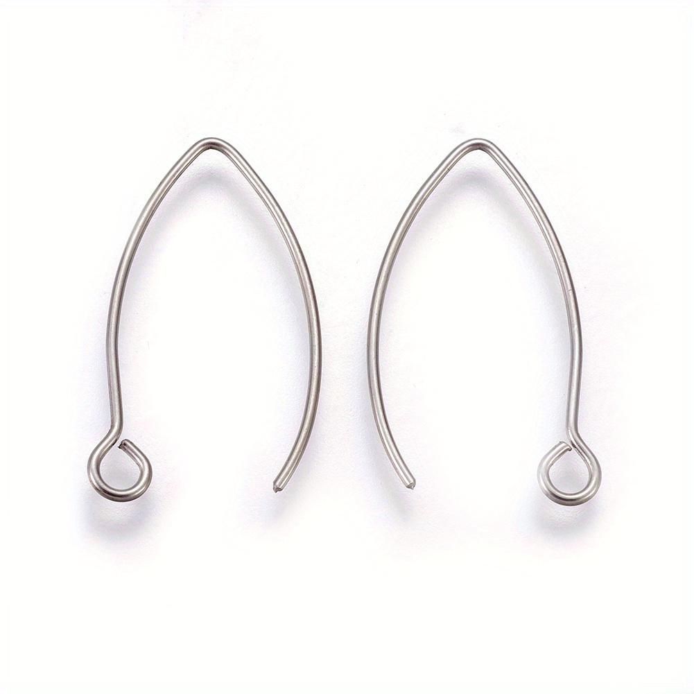 Stainless Steel Earring Hooks V Shapes Earring Hooks - Temu
