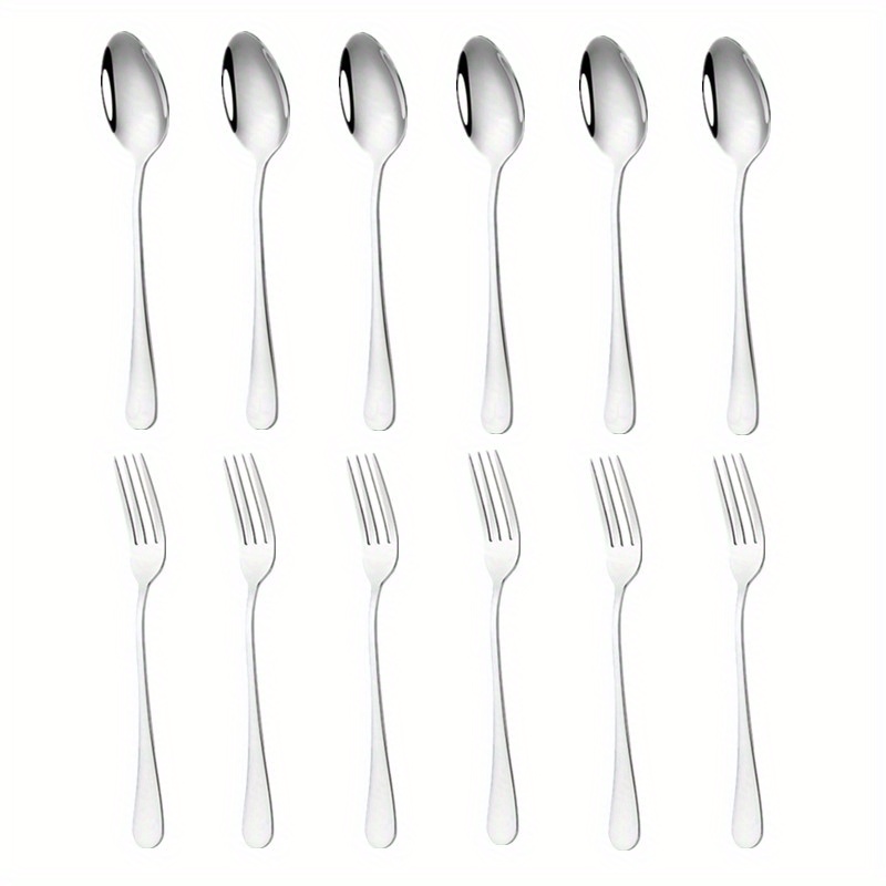 12pcs Set Forchette E Cucchiai Set Forchette E Cucchiai In - Temu Italy