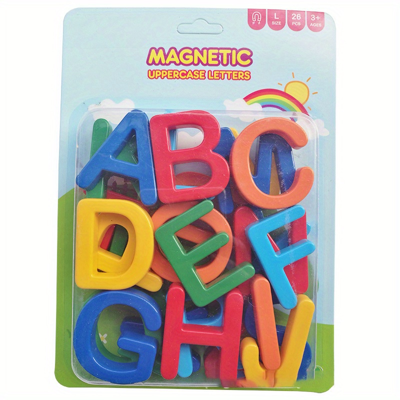 26pcs Big Montessori Magnetic Learning Alphabet Letters Toys