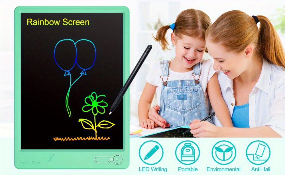 Toys for Girls Boys 10.5 Inch LCD Writing Tablet 2 Packs Drawing Pad,  Colorful Screen Doodle Board for Preschool Kids, Travel Gifts Girl Boy  Learning